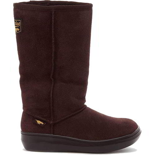 Rocket Dog Womenâ s Sugar Daddy Fleece BOOTS Chocolate Size 4 for