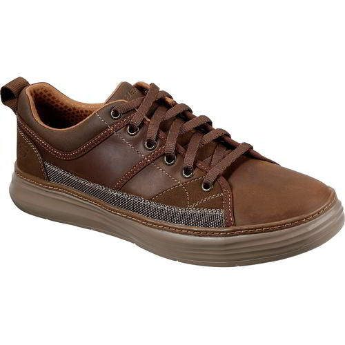 tenis skechers hombre marron