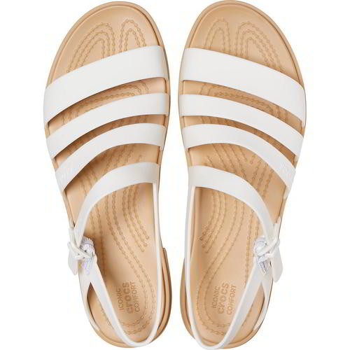 Crocs Tulum Sandal Womens Ladies Strappy Sandals White Size 4-8 | eBay