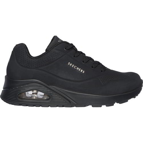 uno skechers black