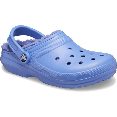 blue lined crocs
