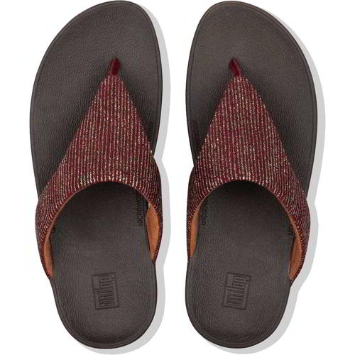 wide fit sparkly flip flops