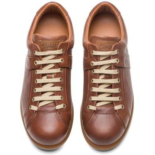 Camper Mens Pelotas Ariel 17408124 Mens Brown Leather