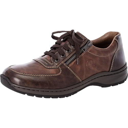 rieker lace up trainer with zip detail