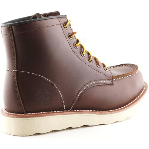 GRINDERS ALPHA MENS Brown Steel Toe Cap Safety Boots Works Boots Size 6