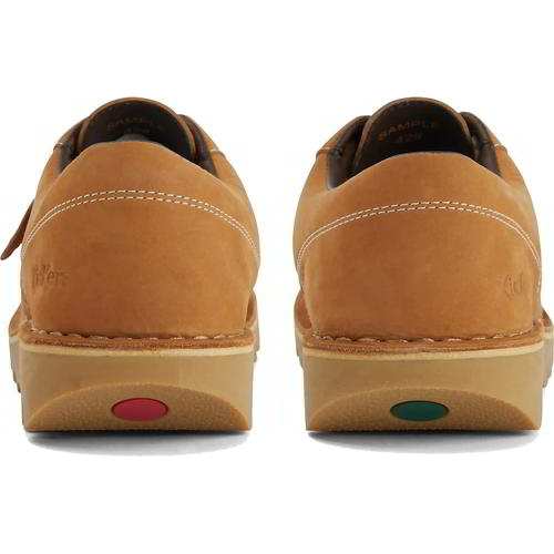 Kickers Kick Lo M Core Mens Light Brown Leather Lace Up Shoes Size UK 8-12 - Picture 16 of 18