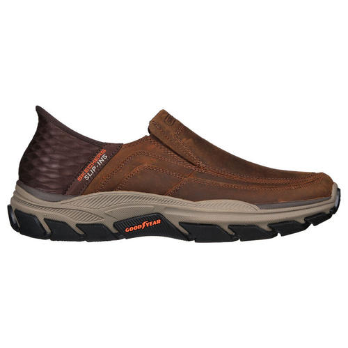 Skechers Slip Ins Respected Elgin Mens Relaxed Fit Loafer Shoes Size 8-13