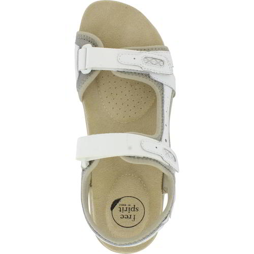 Free Spirit Frisco Womens Ladies White Classic Sandals Jesus Sandals Size 4-9 - Picture 12 of 16