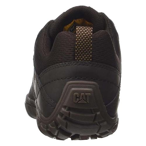 Caterpillar Instruct Mens Cat Coffee Brown Casual Shoes Trainers