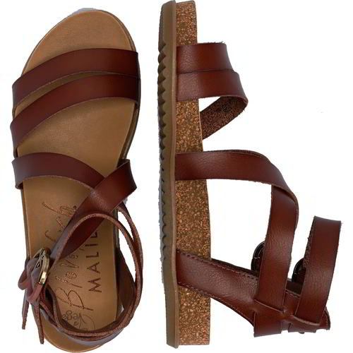 Blowfish Malibu Fandie Womens Vegan Gladiator Sandals Dark Brown Size 5-8 - Picture 20 of 21