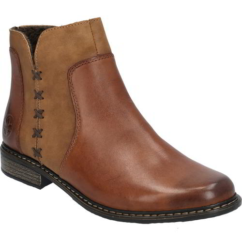 Rieker Womens Ladies Brown Chelsea Ankle Boots Size 4-8
