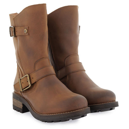 Oak & Hyde Crest Demi 2 Womens Ladies Tan Brown Mid Calf Country Boots Size 4-9