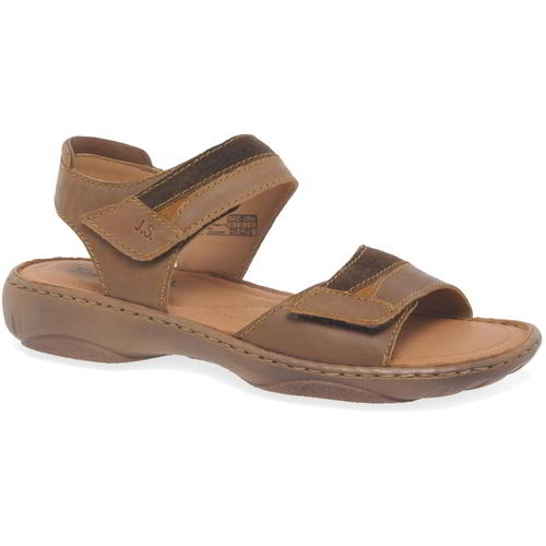 Josef Seibel Debra Womens Ladies Brown Leather Adjustable Jesus Sandals Size 4-9