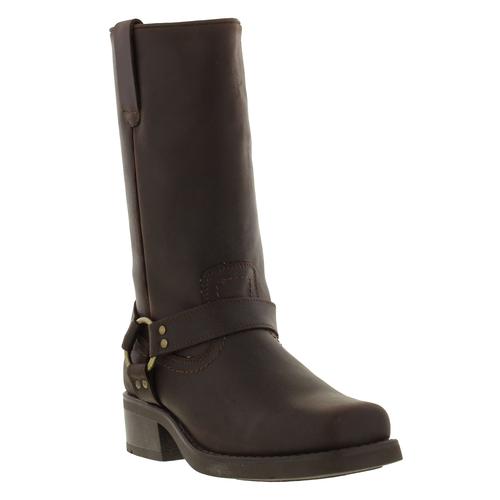 Gringos Woodland Harley High Mens Brown Leather Cowboy Biker Boots Size UK 7-11