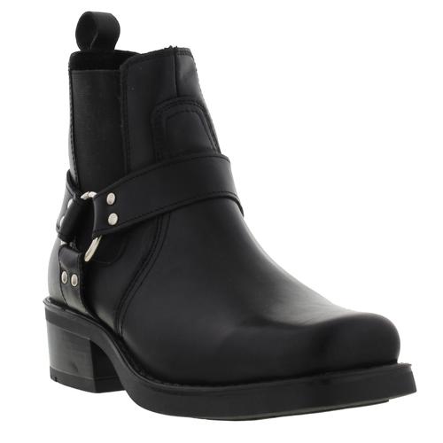 cowboy biker ankle boot