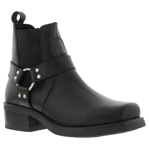 cowboy biker ankle boot
