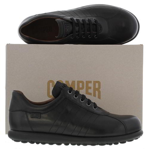 Camper Pelotas Ariel 16002 Mens Black Leather Lace Up