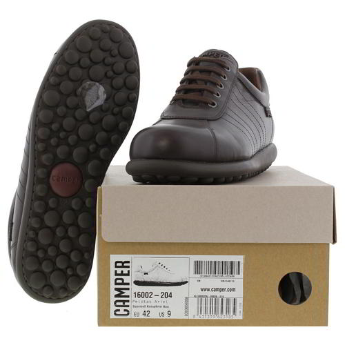 Camper Pelotas Ariel 16002 Mens Brown Leather Lace Up