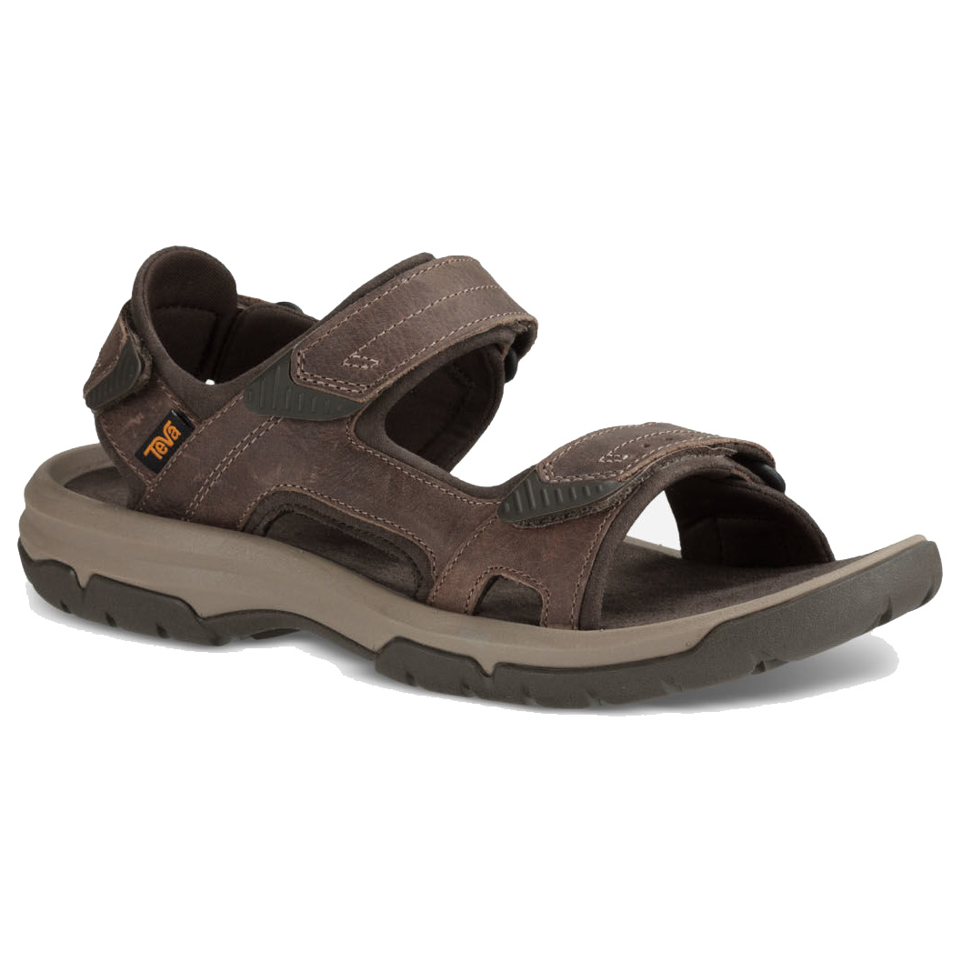 Teva Langdon Da Uomo Marrone Pelle Regolabile comodo passeggio TG 814 Teva Langdon Da Uomo Marrone Pelle Regolabile comodo passeggio TG 814
