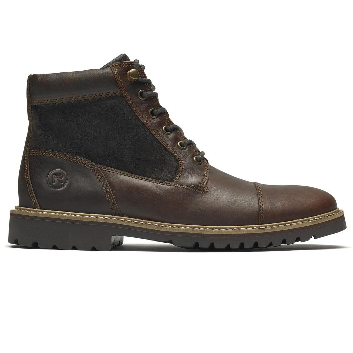 rockport marshall rugged leather ankle boots