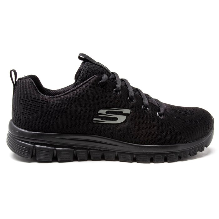 Womens deals black sketchers