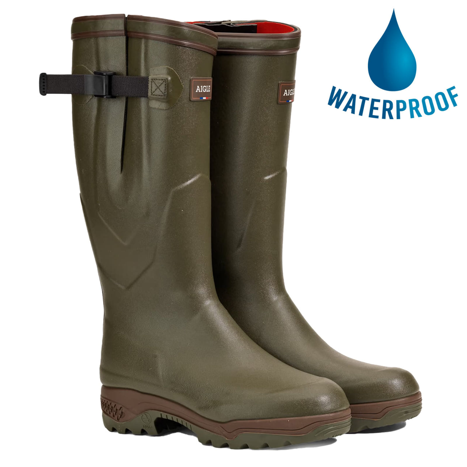 rubber boots aigle parcours iso boots