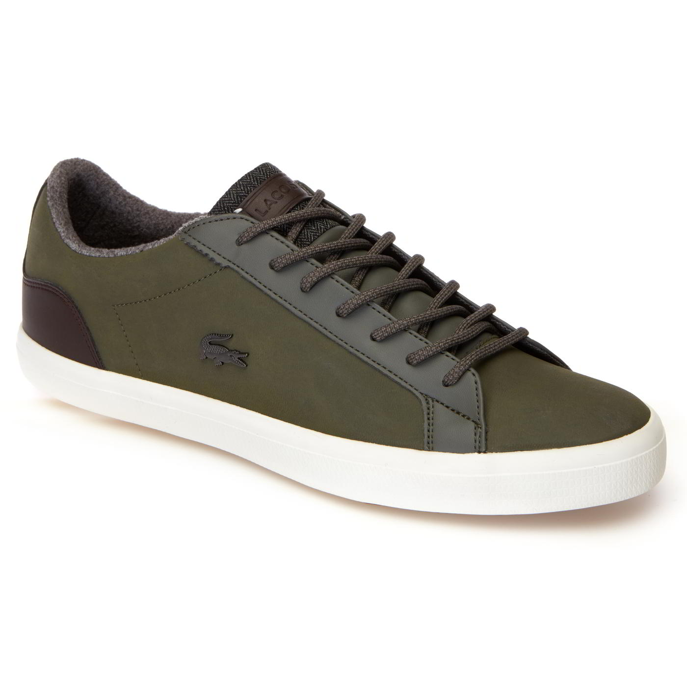 mens green lacoste trainers