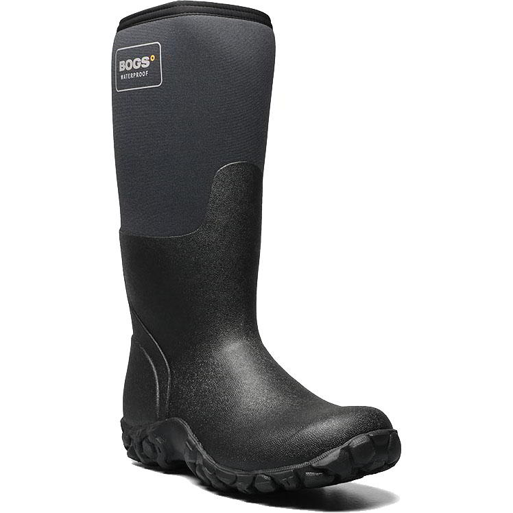 black neoprene wellies