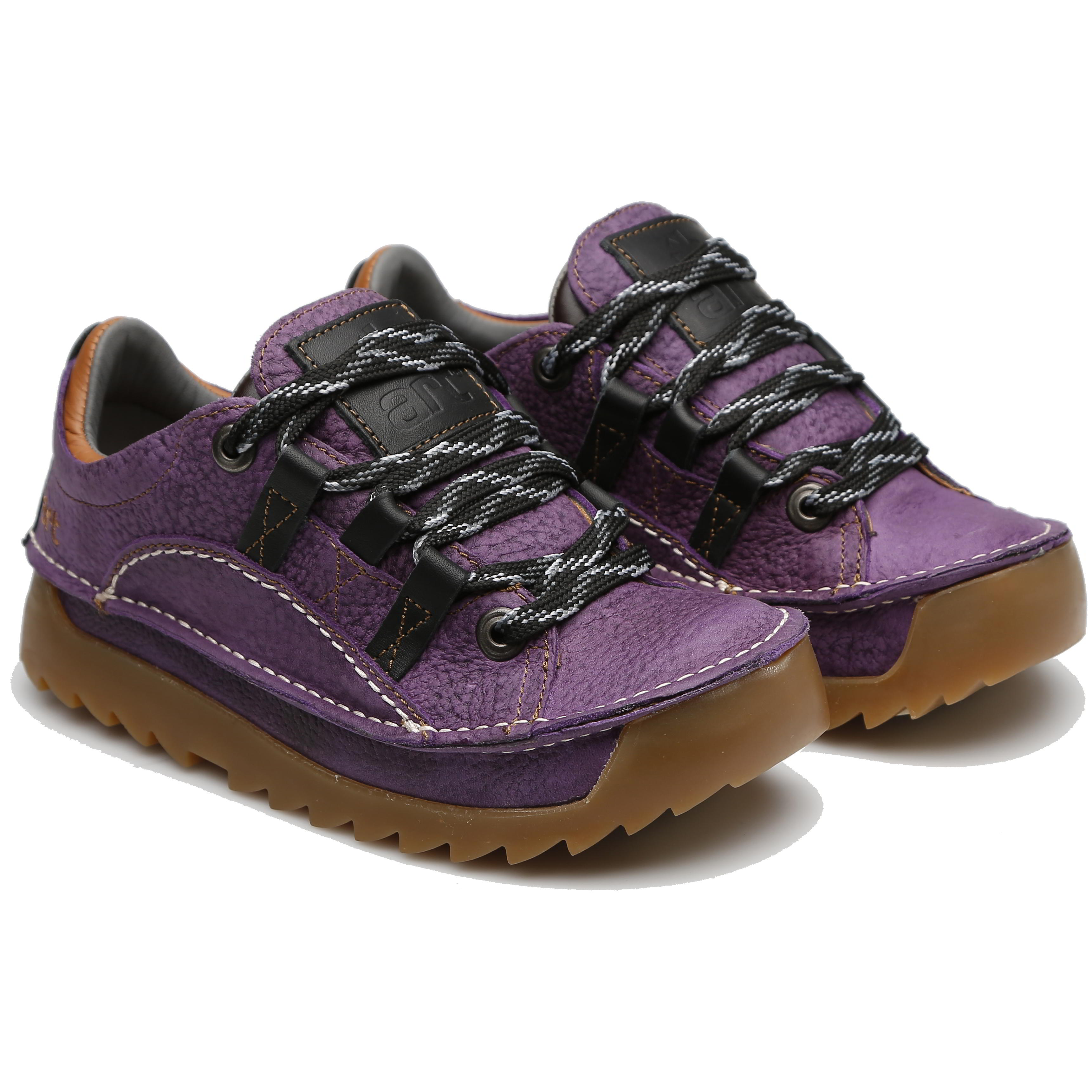 Art Skyline 590 Womens Ladies Purple Chunky Lace Up