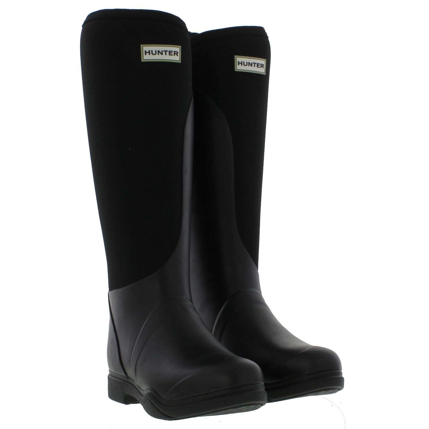 Hunter Balmoral Neoprene Womens Riding Wellington Wellies Boots Size UK 4-8