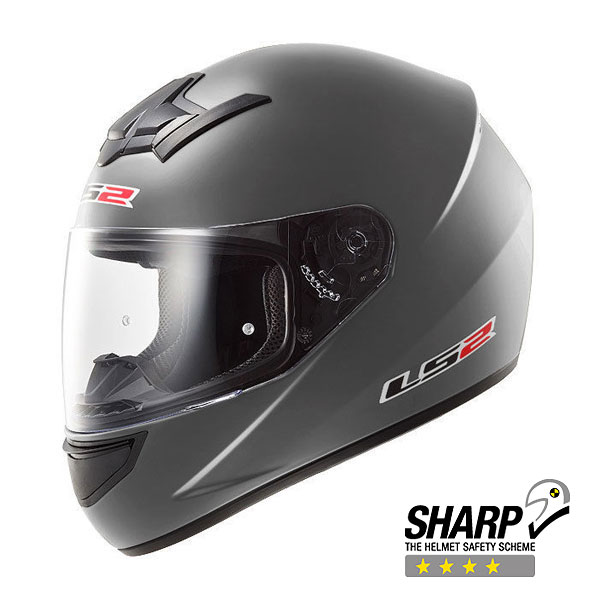 LS2 FF352 Rookie Motorcycle Motorbike Full Face Crash Helmet Solid Matt ...