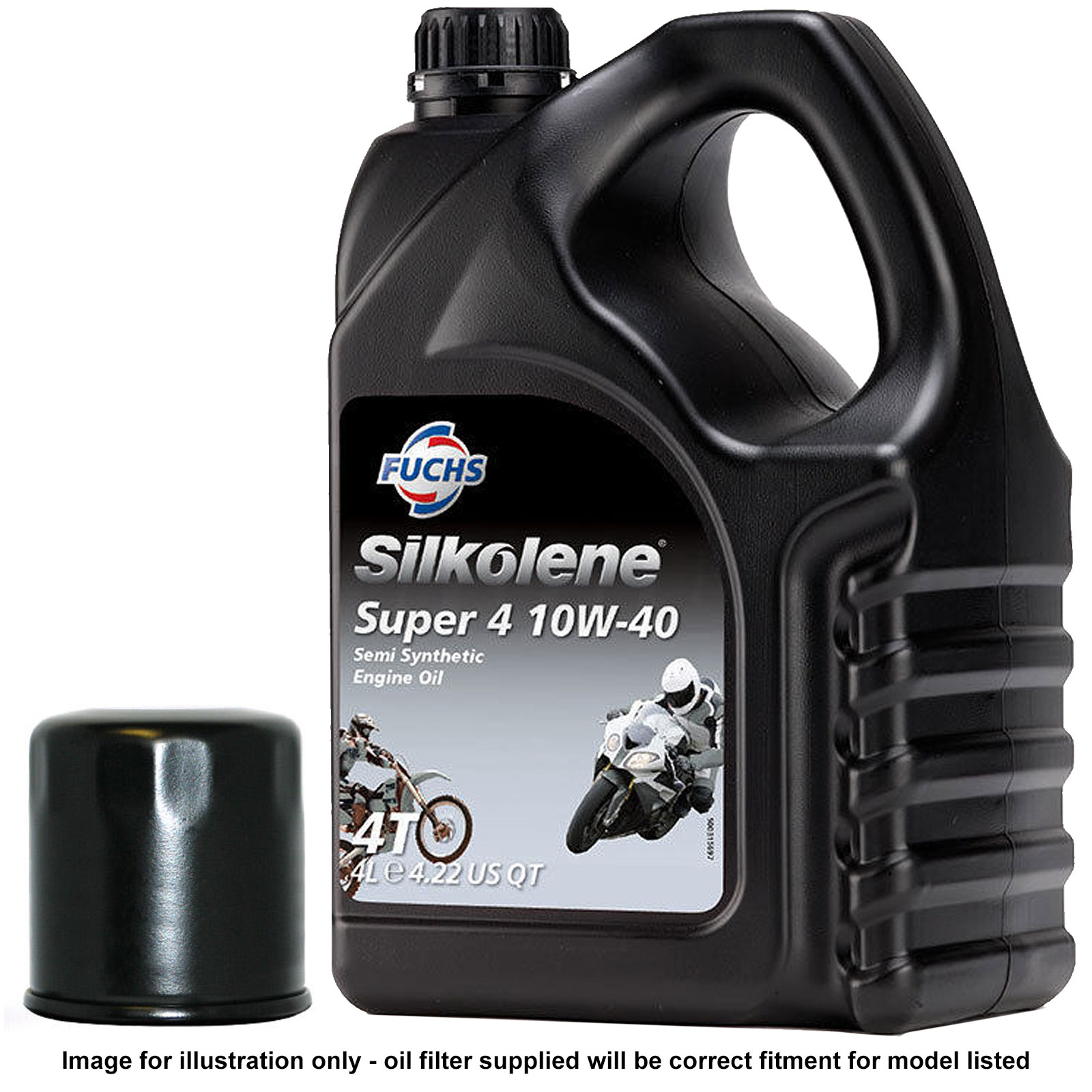 KAWASAKI ZX6R ZX6R 20072009 SILKOLENE OIL AND FILTER 5031131291154 eBay