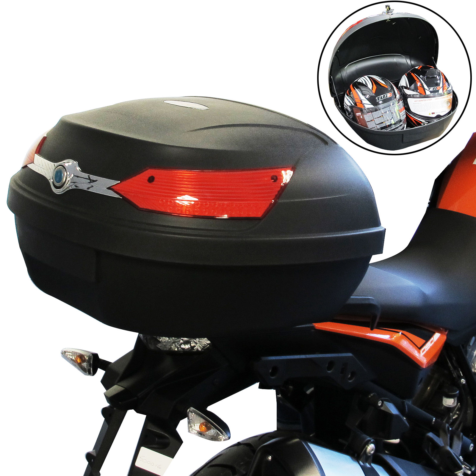 top box motorcycle luggage