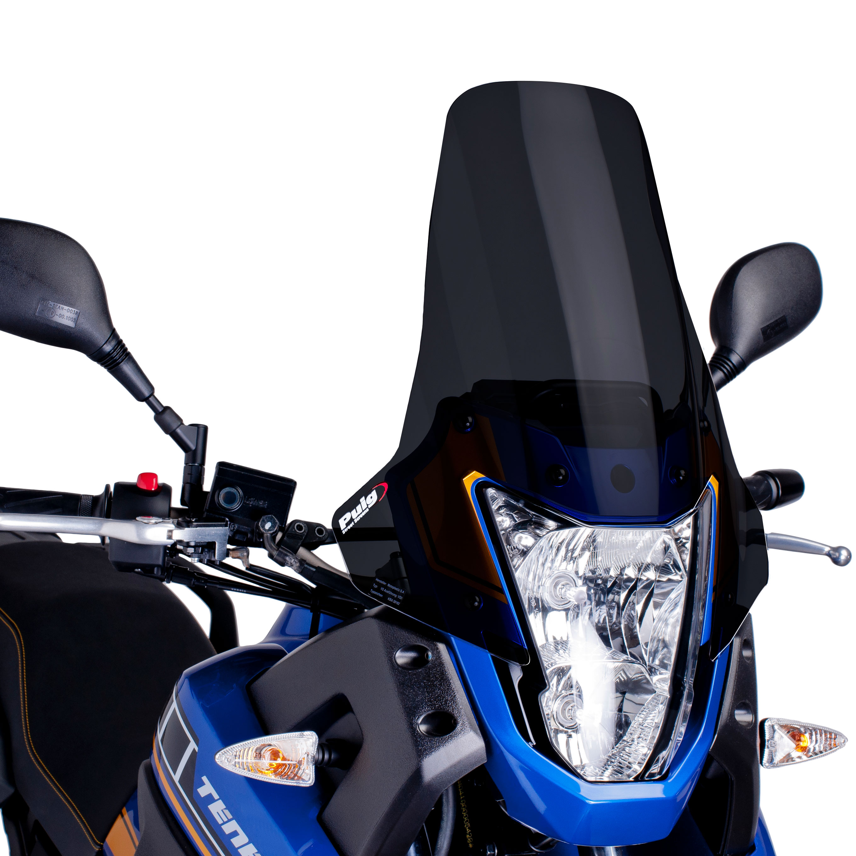 Details about Yamaha XT 660 Z Tenere 2008-2016 Puig Solid Black Touring  Wind Screen XT660Z