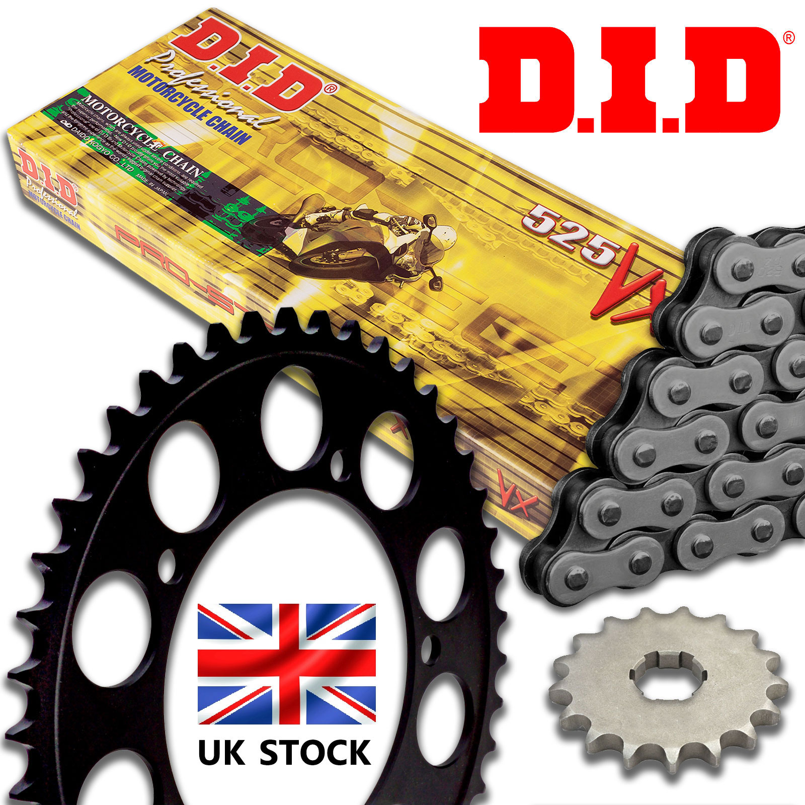 Suzuki DL 650 VStrom ABS 2017 DID X Ring Chain and Sprocket Kit Set eBay