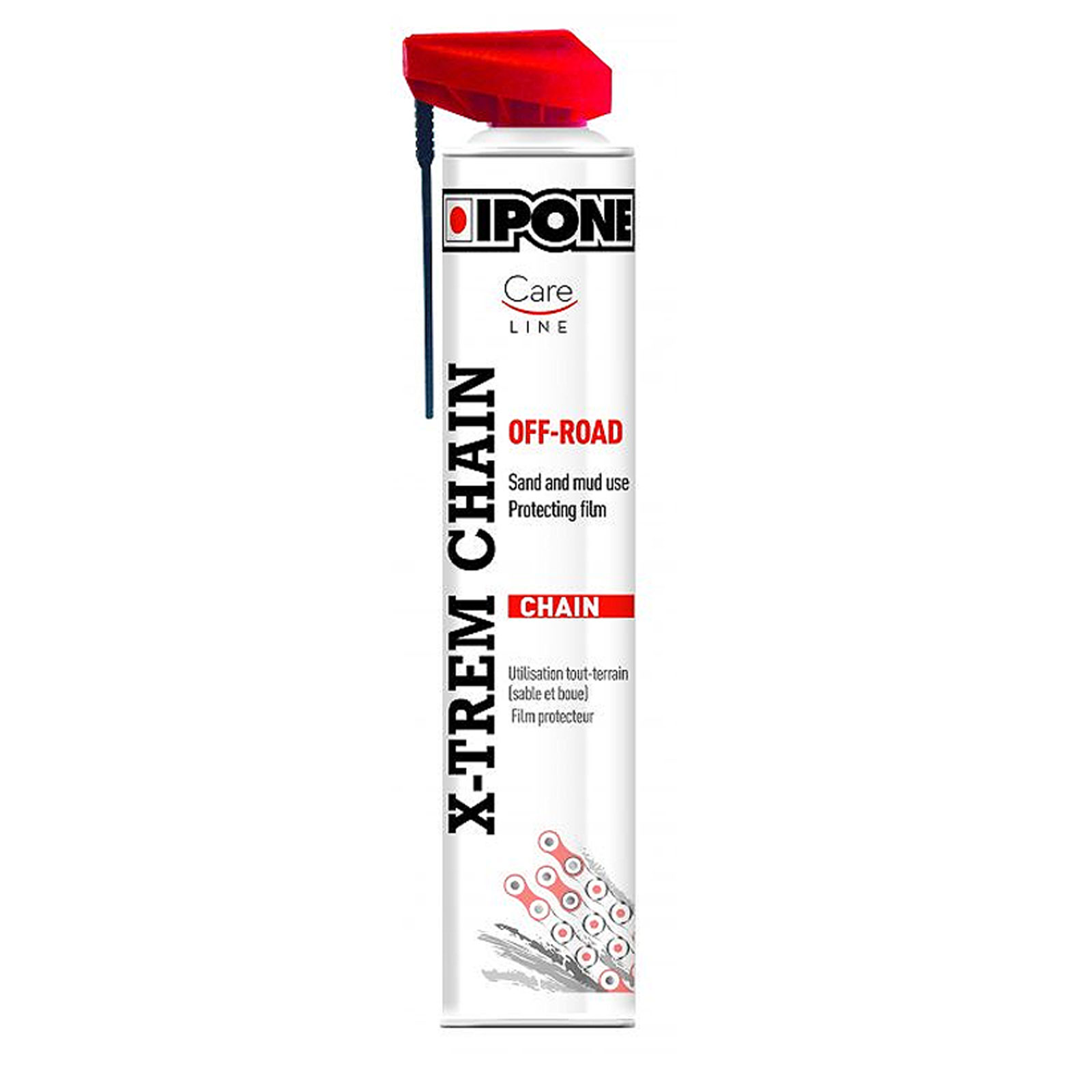 Motorcycle Dry Chain Lube Ipone Careline Off Road Aerosol Spray 750ml