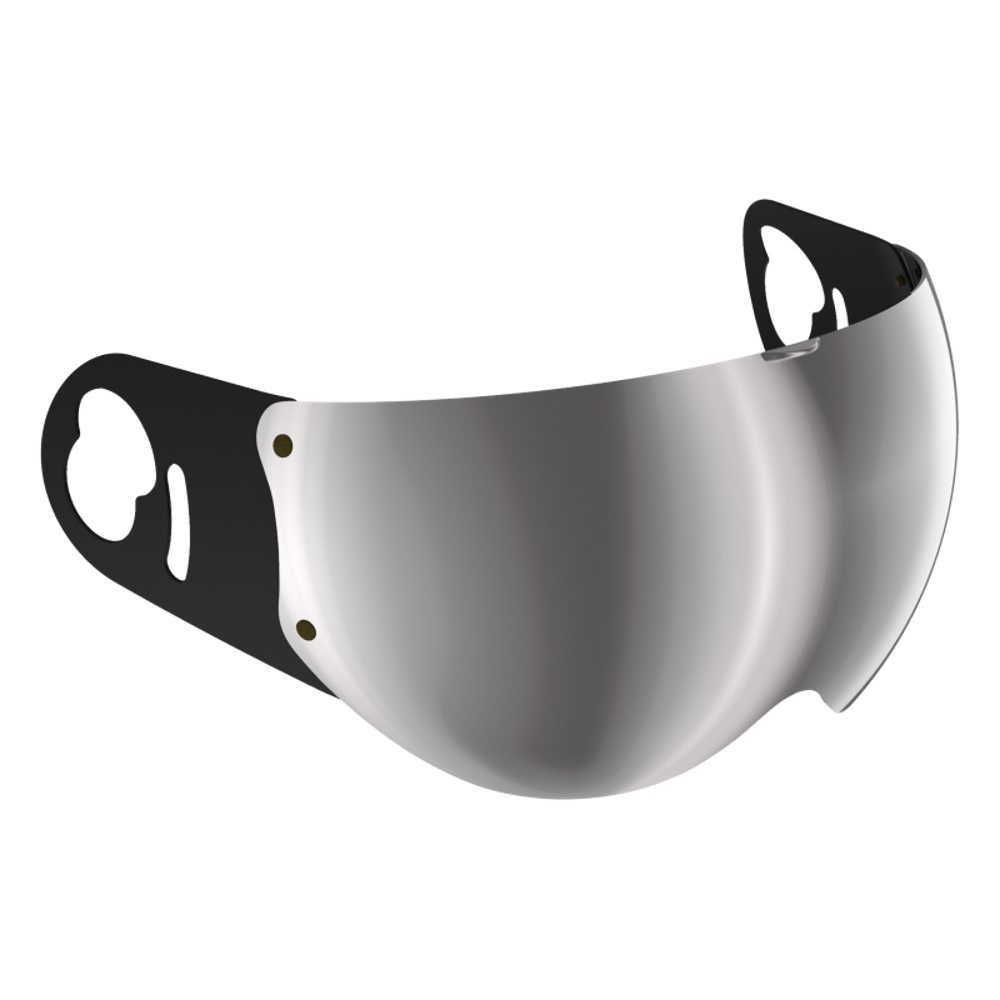 Roof Boxer V8 Motorcycle Crash Helmet Replacement Visor Silver