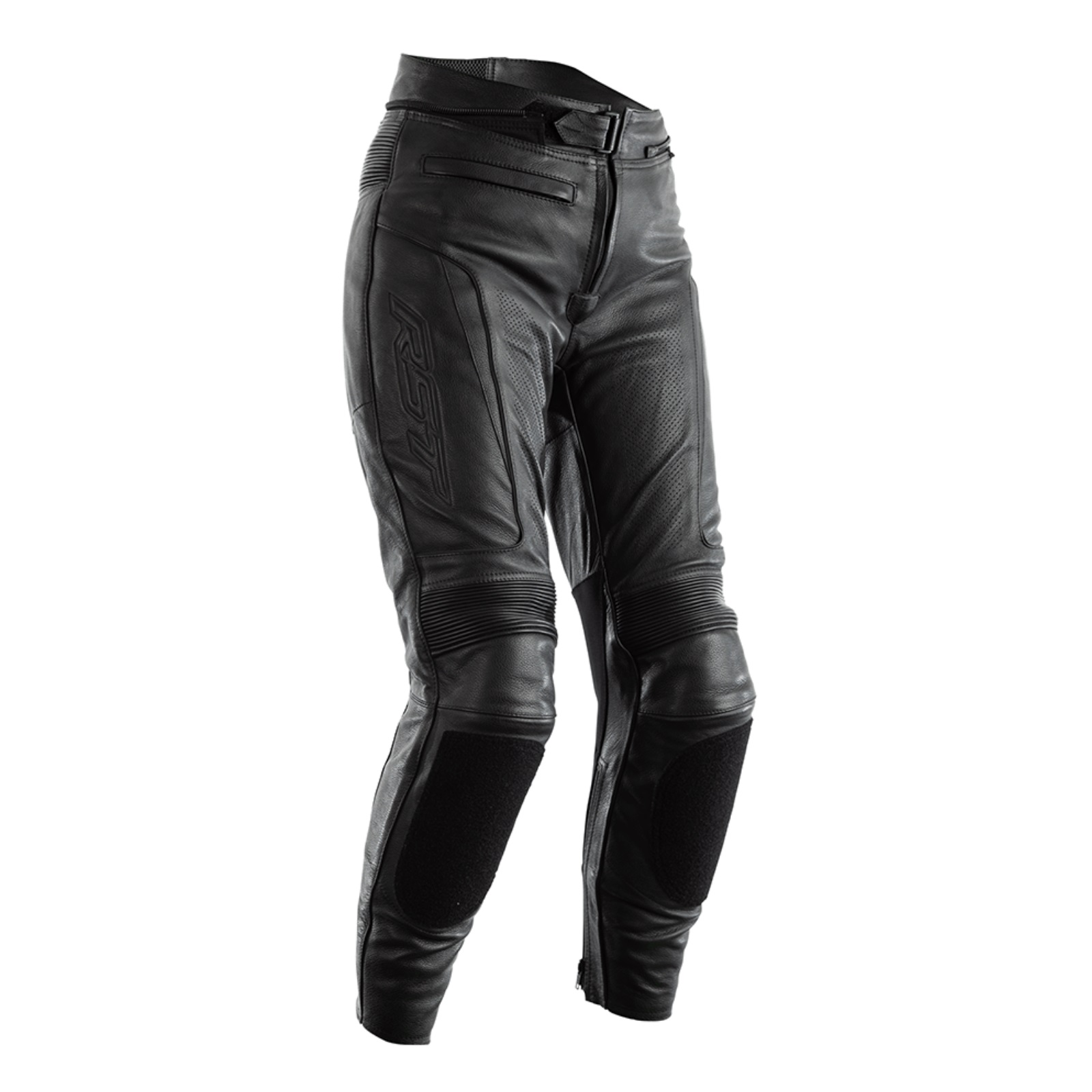 leather bike jeans