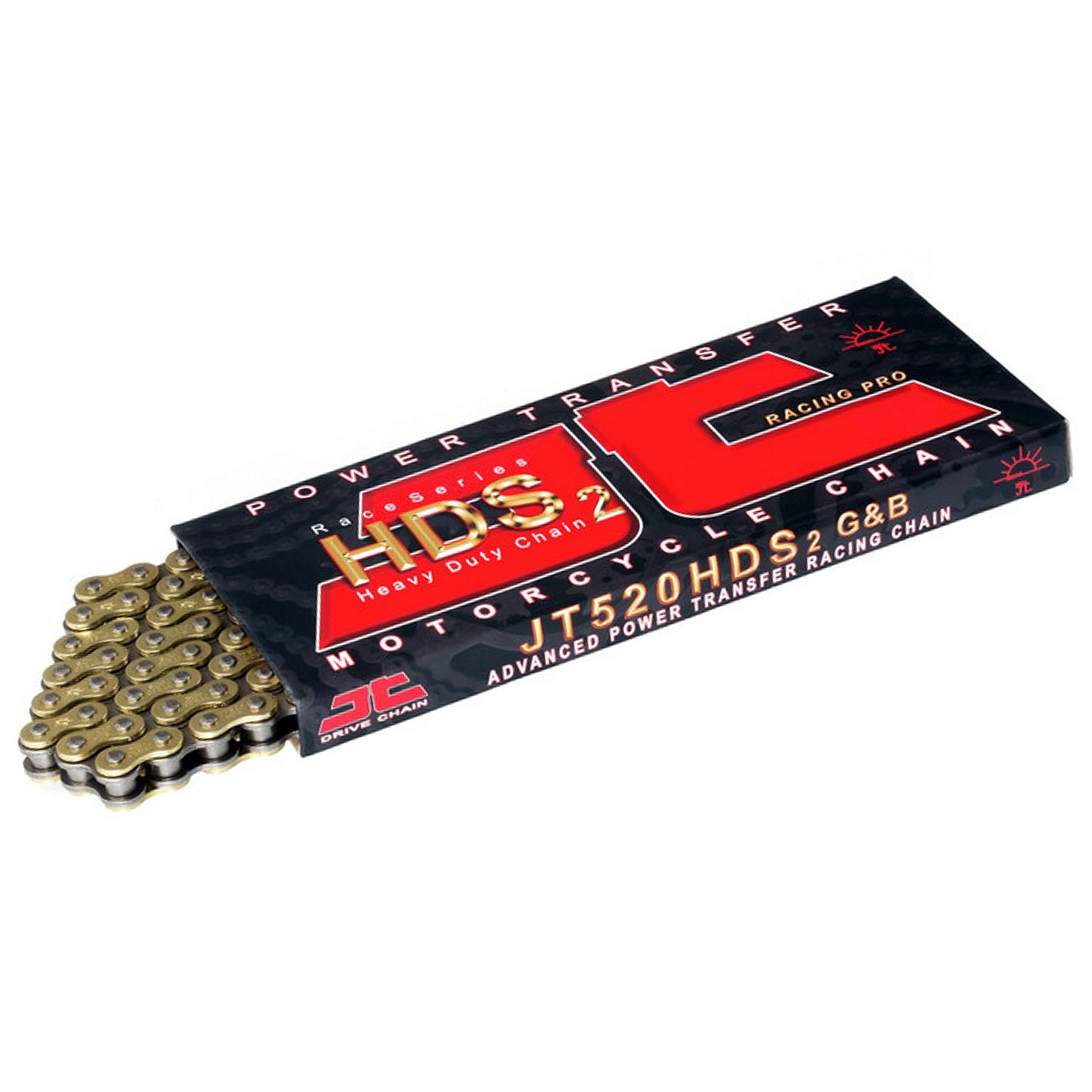 Jt 5 Hdsgb X 124 Super Heavy Duty Gold Motorcycle Chain 5x124 Ebay