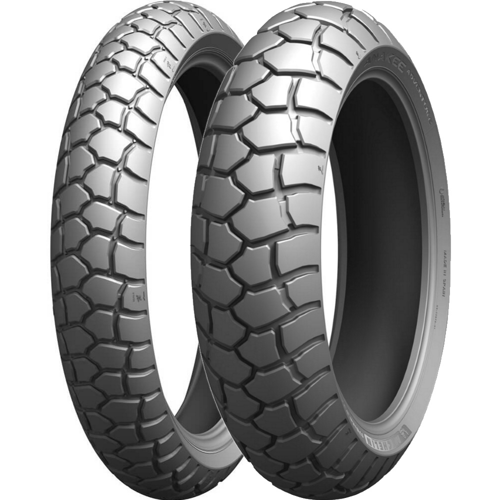 BMW R 1250 GS 2018 Michelin ANAKEE ADVENTURE Tyre Pairs 120/70R19 170 ...