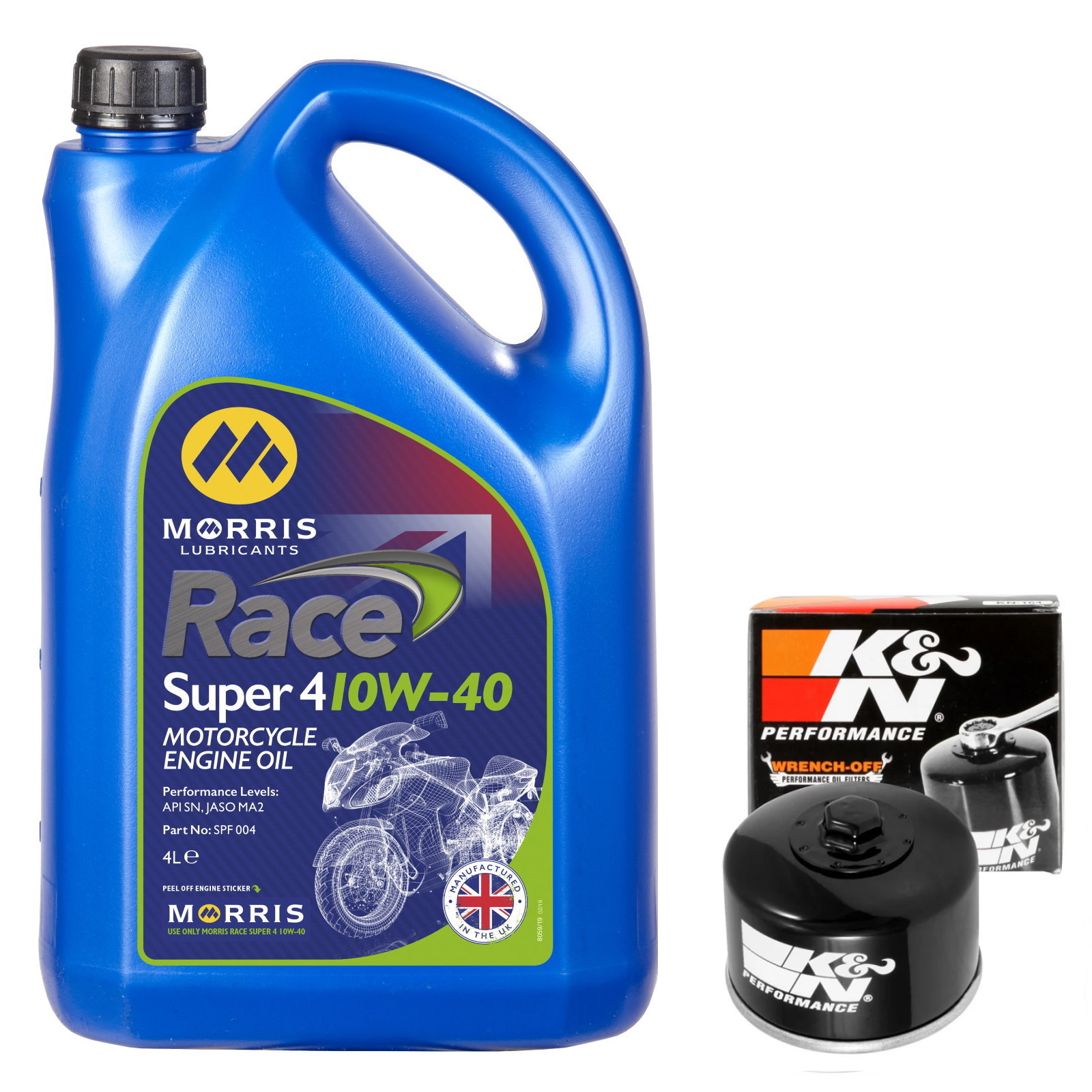 Yamaha FZS 600 Fazer 1999 Morris Race Super 4 10w40 4 Litre Oil & KN Filter Kit eBay