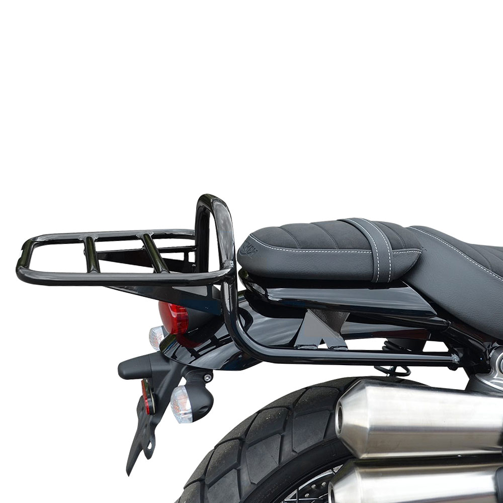Triumph Street Scrambler Renntec Sports Luggage Rack Carrier Black eBay