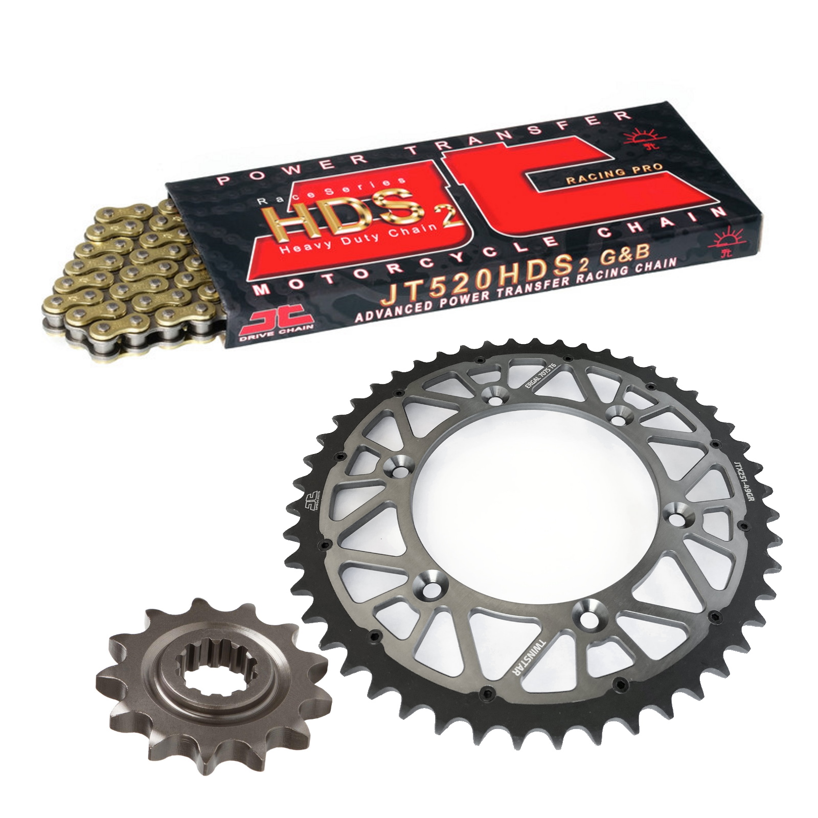 Suzuki Dr350 L M N P 1993 Jt Hds Chain Sprocket Kit Twinstar Rear Ebay