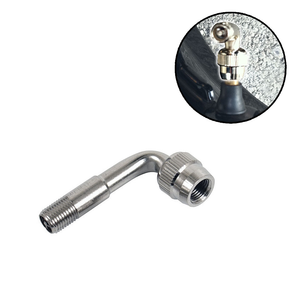Motorcycle Wheel Right Angled Tyre Valve Adaptor eBay