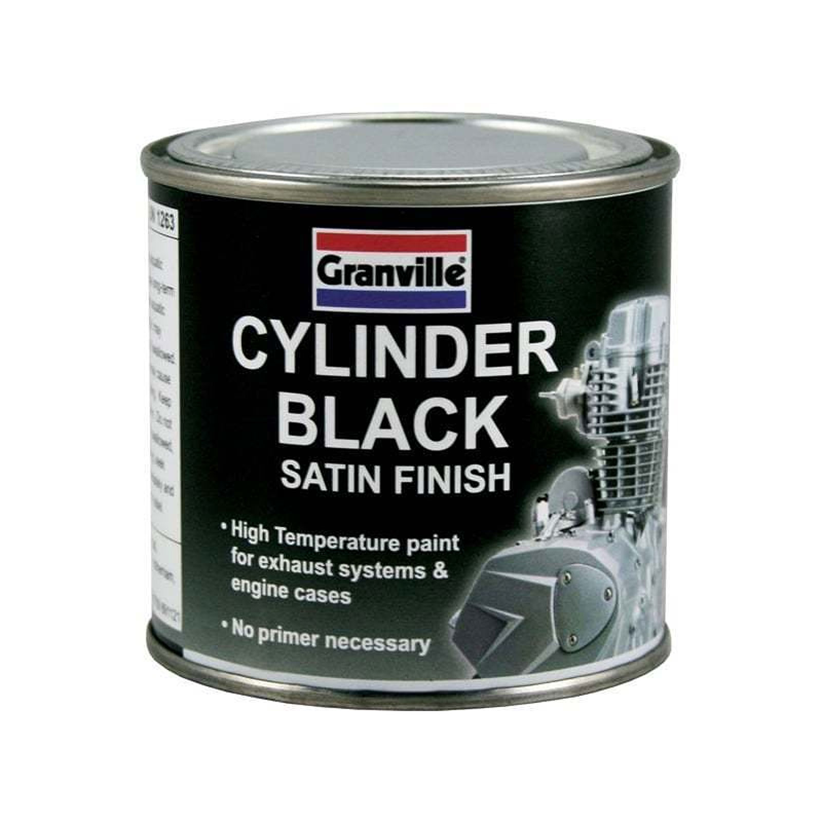 Granville Cylinder Black Satin Engine Paint 100ml 5020618002468 eBay
