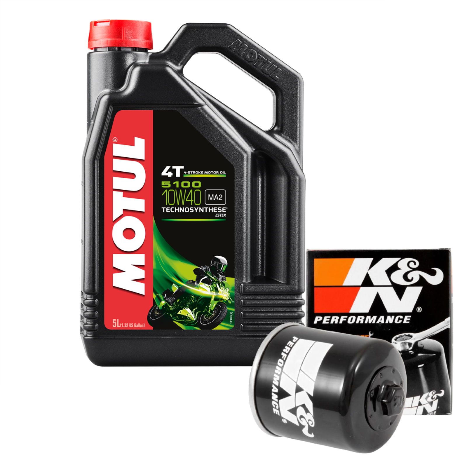 Honda CBR 1000 RR Fireblade 2016 Motul 5100 10w40 Oil & K&N Filter Kit