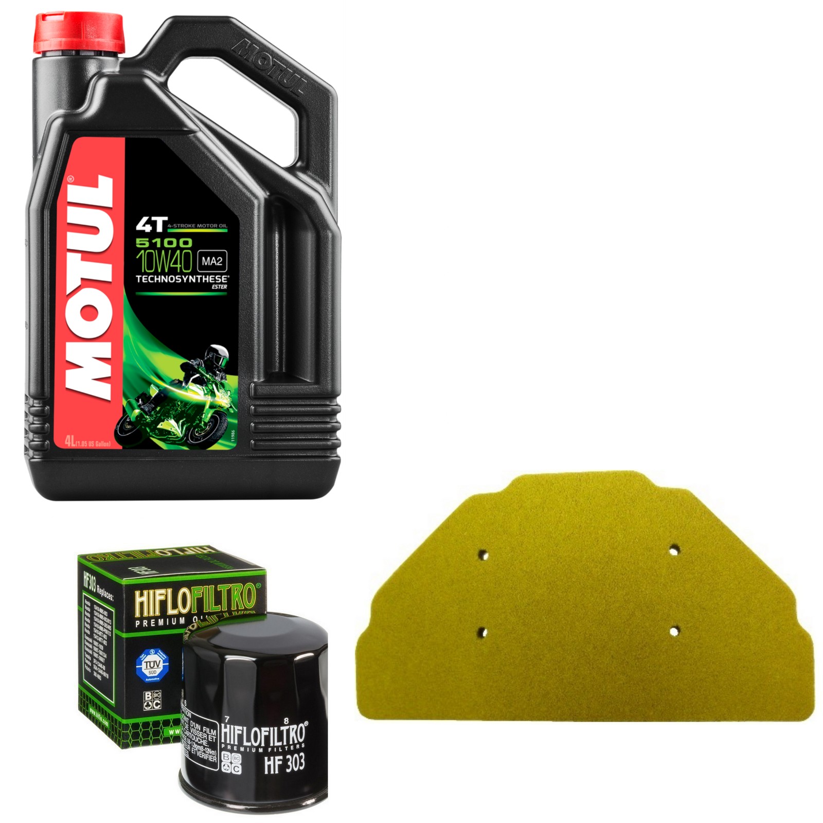 Kawasaki ZX 600 ZX6R 1999 Motul 5100 10w40 4L Oil Service