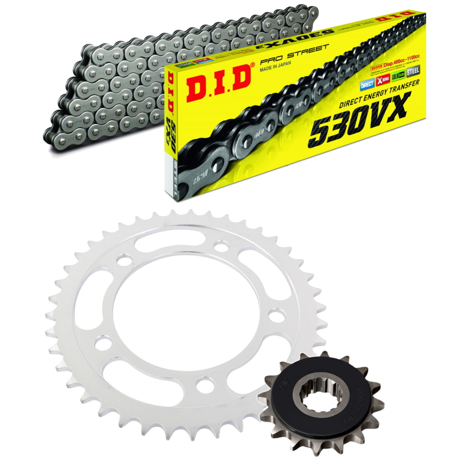 Triumph 1050 Speed Triple 2009 XRing Silent DID Chain & Sprocket Kit