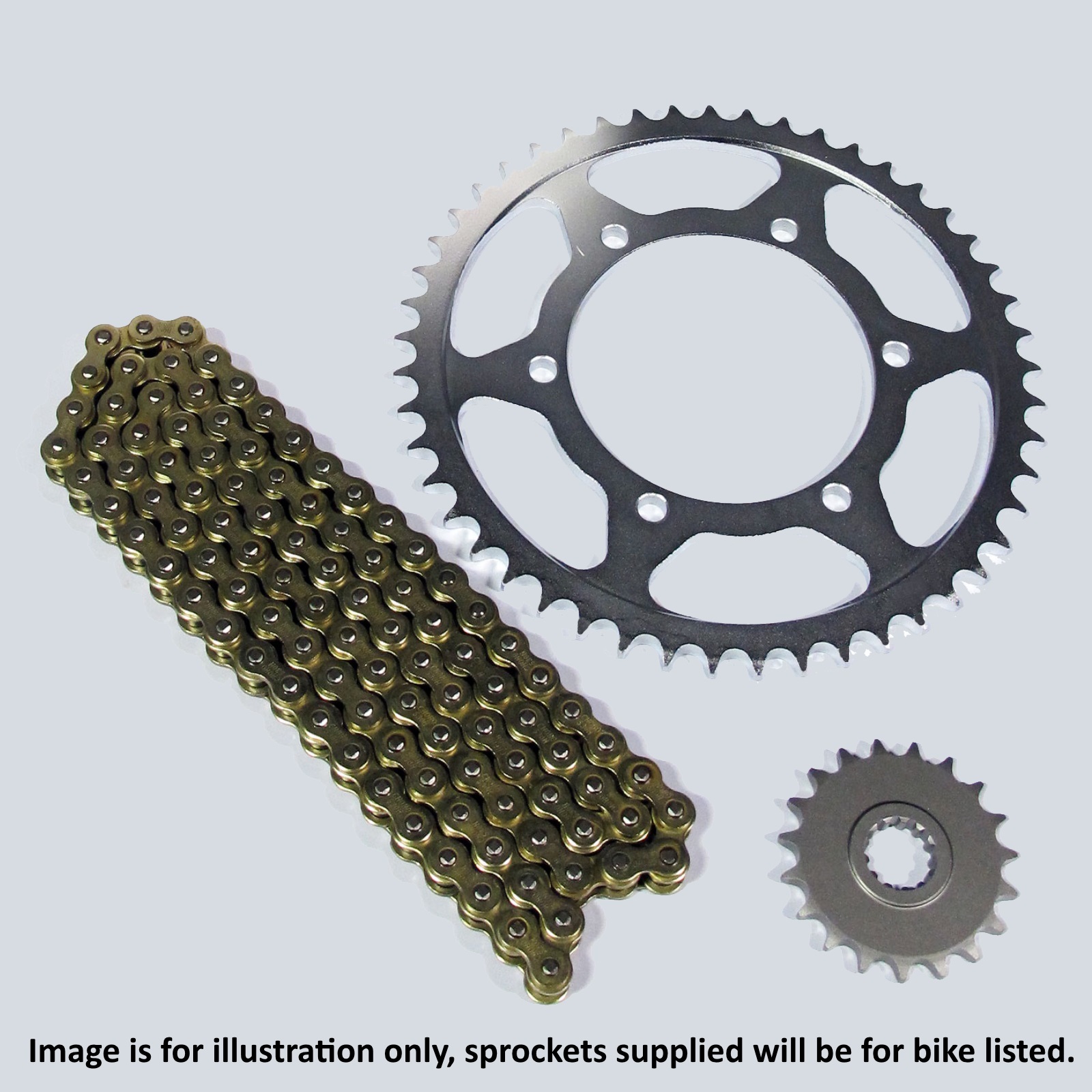 YBR125 Heavy Duty Chain and Sprocket Kit Set 2012 Yamaha YBR 125