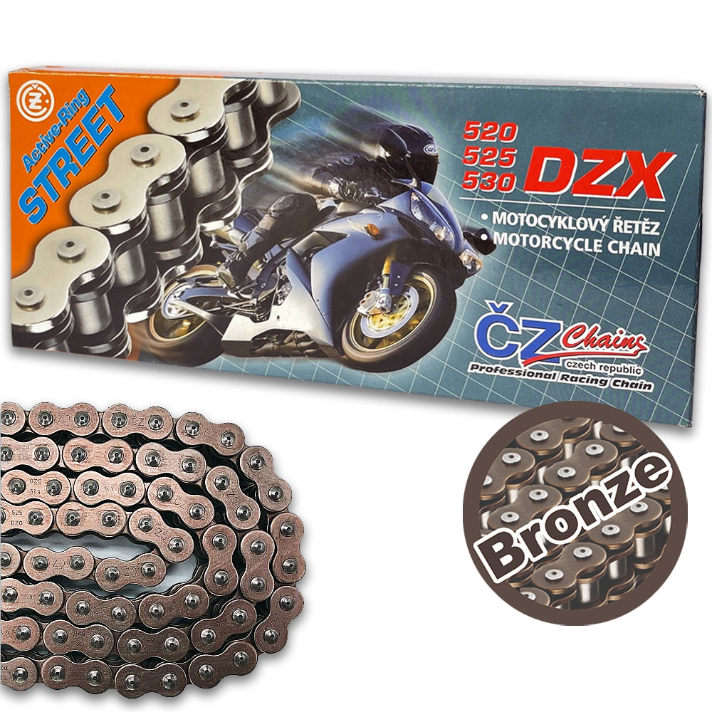 Kawasaki ZX 750 ZX7R 2002 525 DZX x 110 Bronze Active-Ring